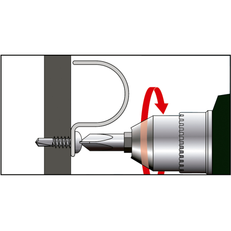 Punta broca cabeza ancha AGRP
