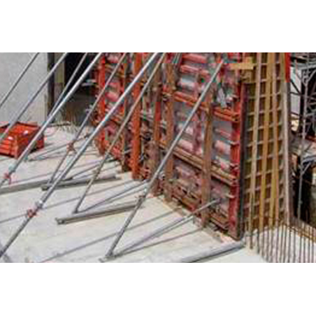 Aplicación del taco hembra SA A4 para anclaje de puntales en obra