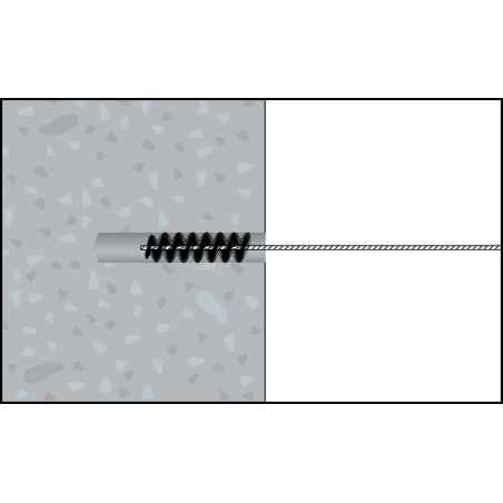 Etiqueta individual anclaje BAZ zincado