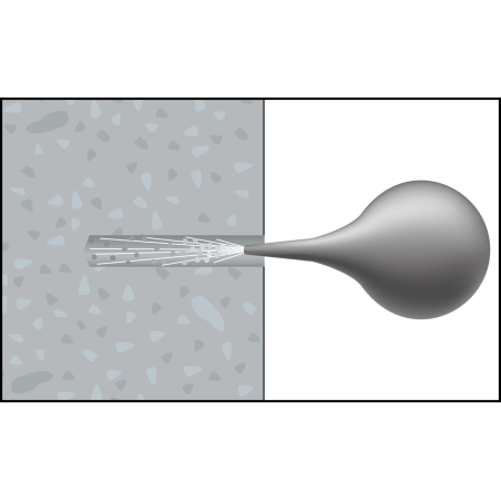 Etiqueta individual anclaje BAZ zincado