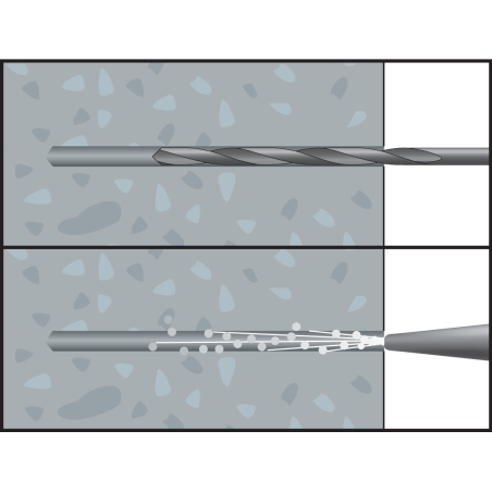 Tornillo de premarcos FBS-Z 7,5-132 cabeza cilindrica, cincado