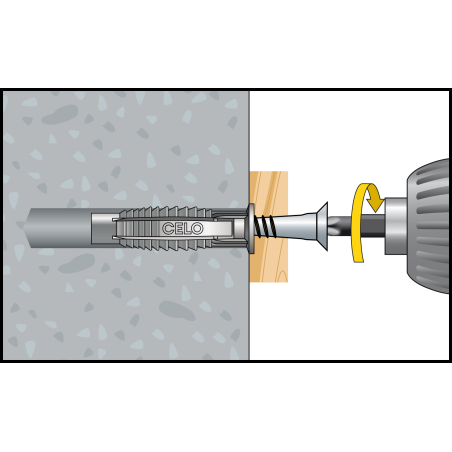 Blister taco con tornillo FX 6 SPS