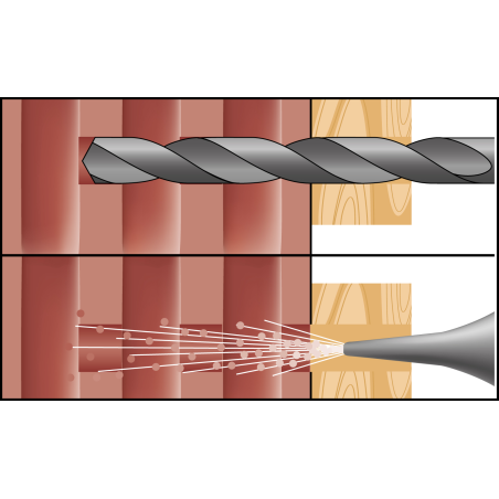 Taco largo para ladrillo hueco HBR 8-80 sin tornillo