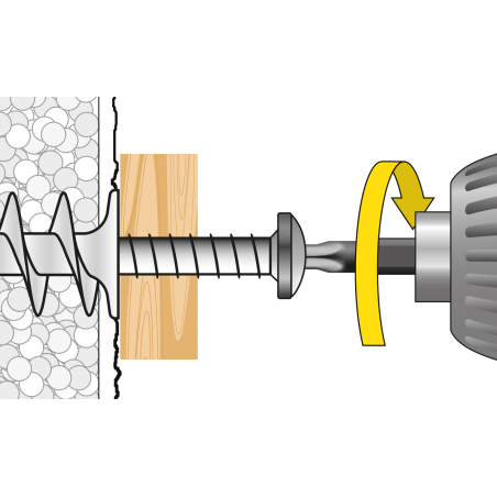 Taco para fijar sobre aislamientos IPL 60