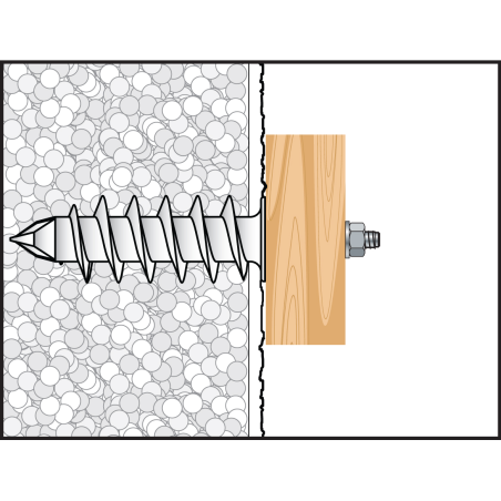 Taco para fijar sobre aislamientos IPL 95