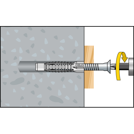 Taco multiuso con valona MZK 6
