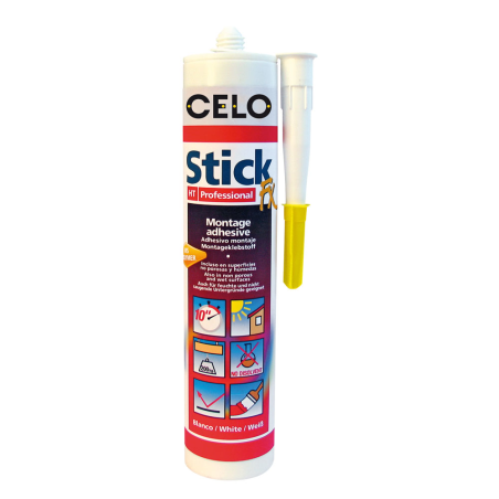 Adhesivo de montaje MS polimero StickFX HT, blanco