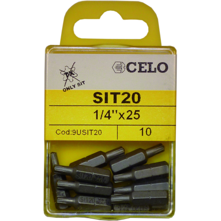 Punta atornillar SIT 1/4"x25