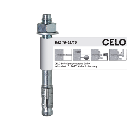 Etiqueta individual anclaje BAZ zincado