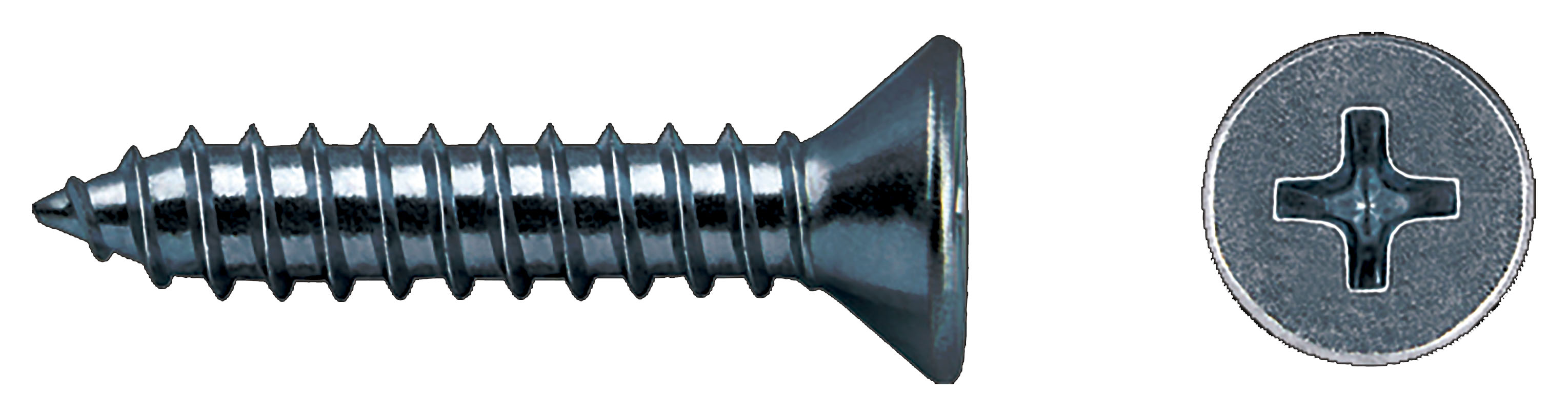 Tornillo rosca chapa DIN 7982 cabeza avellanada PH