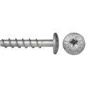 Anclaje tornillo Ø6 directo a hormigón BTS-6 Cabeza alomada ancha
