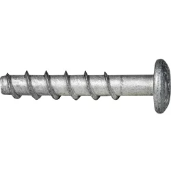 Anclaje tornillo Ø6 directo a hormigón BTS-6 PT Cabeza ancha