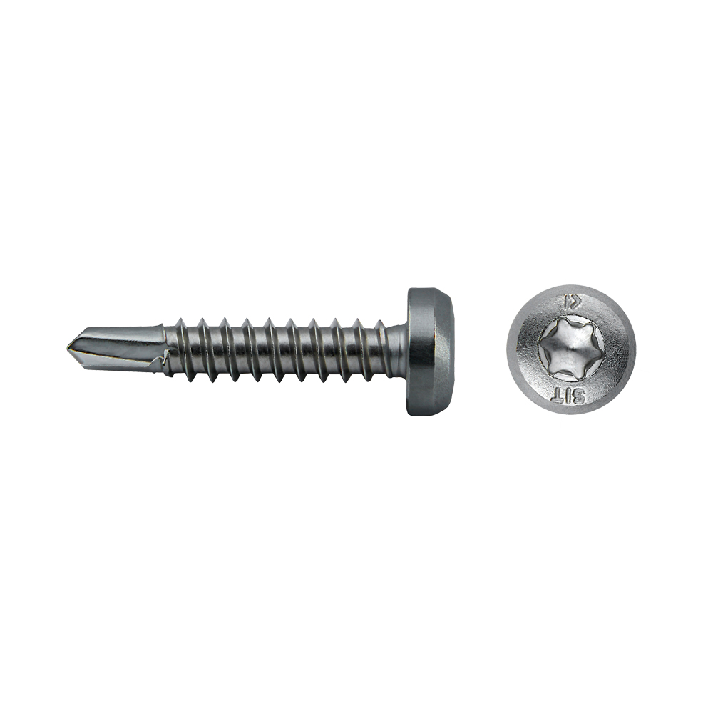 Tornillo punta broca alomado SIT A85S con cabeza TORX y rosca profunda