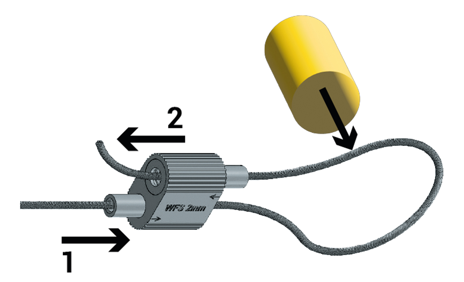 PASO 2: Utiliza el extremo abierto y el gripper para sujetar la aplicación.