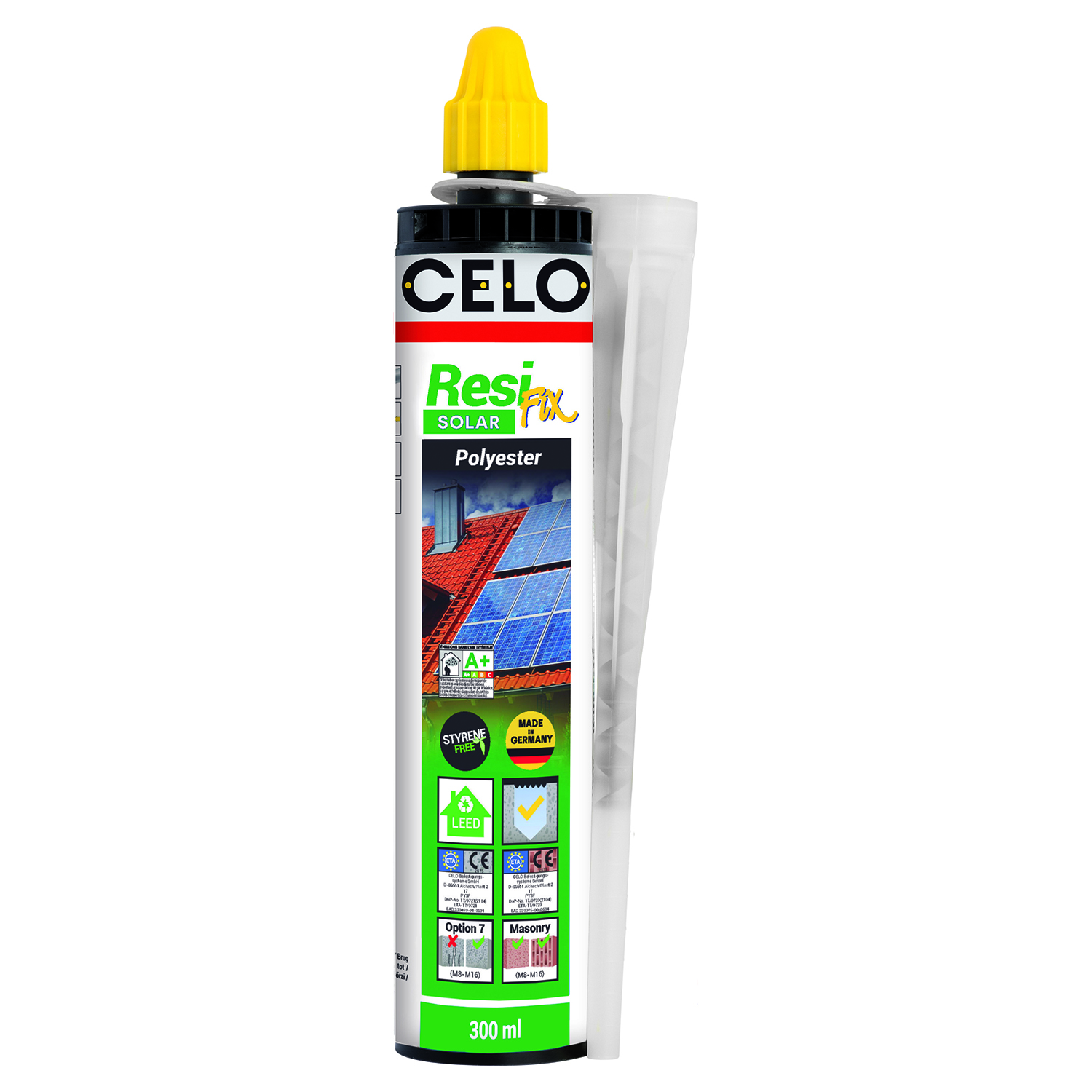 Resina ResiFIX para instalaciones solares