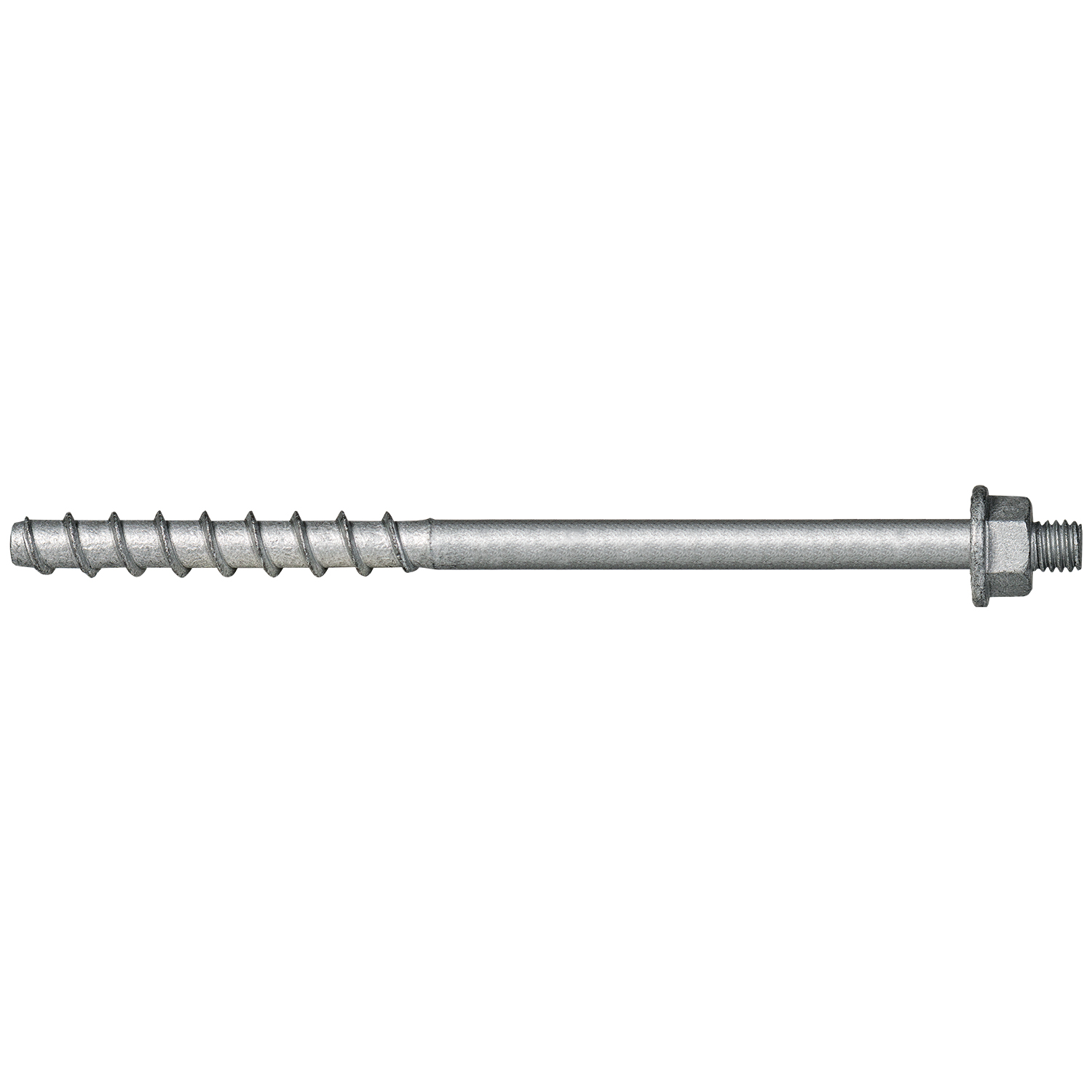 Tornillo BTS-6 Ø6 para hormigón con manguito largo y acabado galvanizado