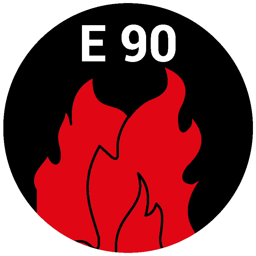 E90 – Certificación de resistencia al fuego por 90 minutos