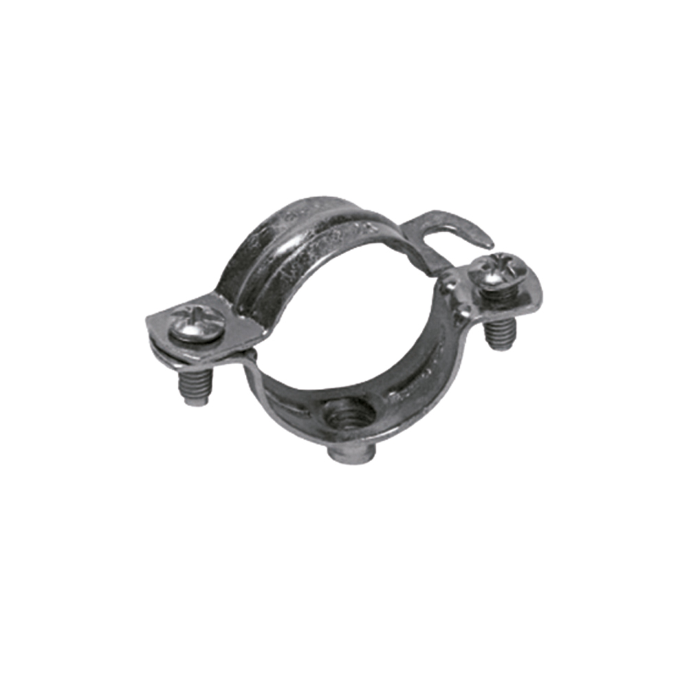 Abrazadera metálica M6 NK con tornillos para fijación de tuberías