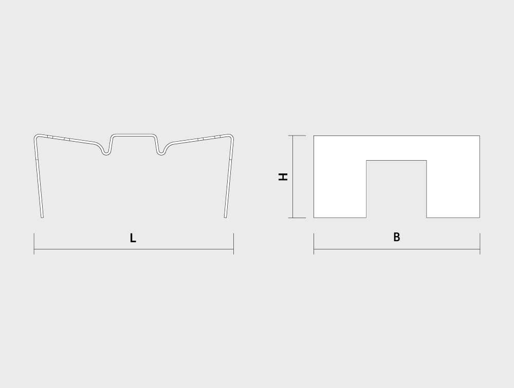 Dibujo técnico - Accesorio inferior doble - ES
