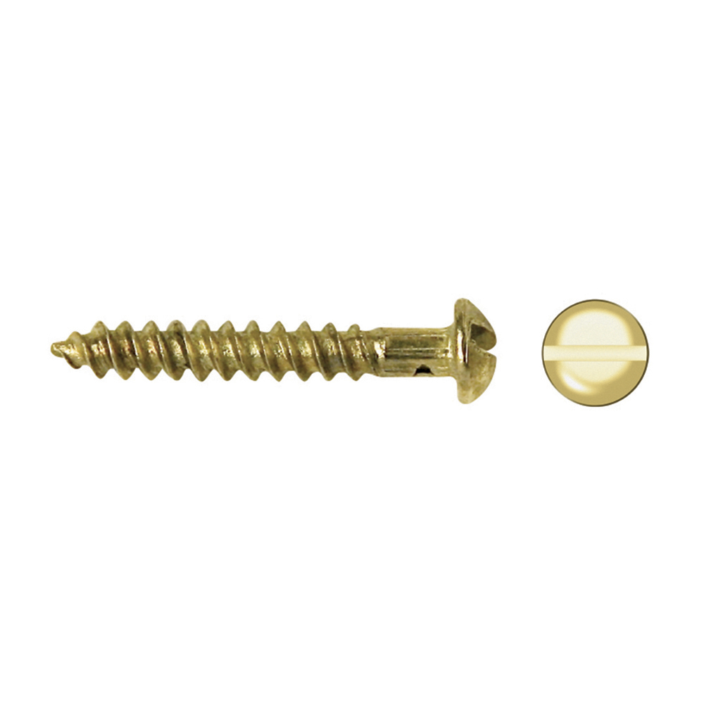 Tornillo doble rosca RA86 con ranura recta