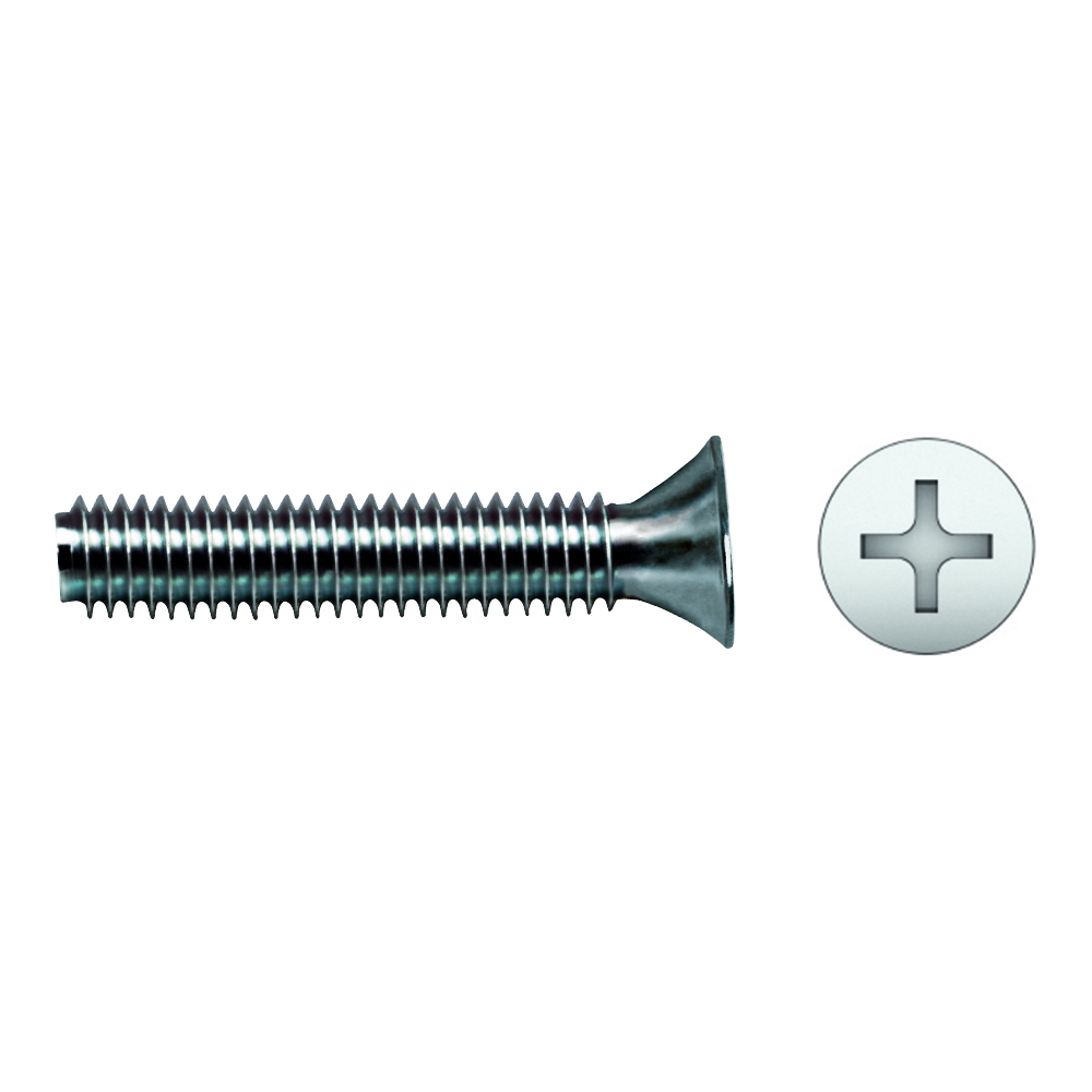 Tornillo avellanado DIN 965 con cabeza plana