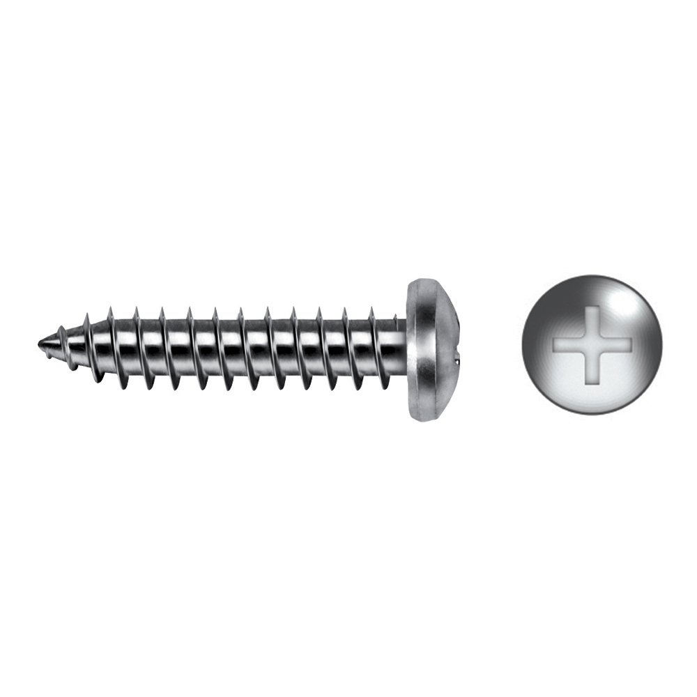 Tornillo rosca chapa DIN 7981 con cabeza alomada PH