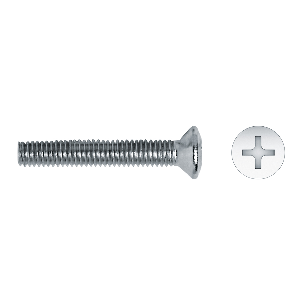 Tornillo gota sebo DIN 966 con cabeza redondeada