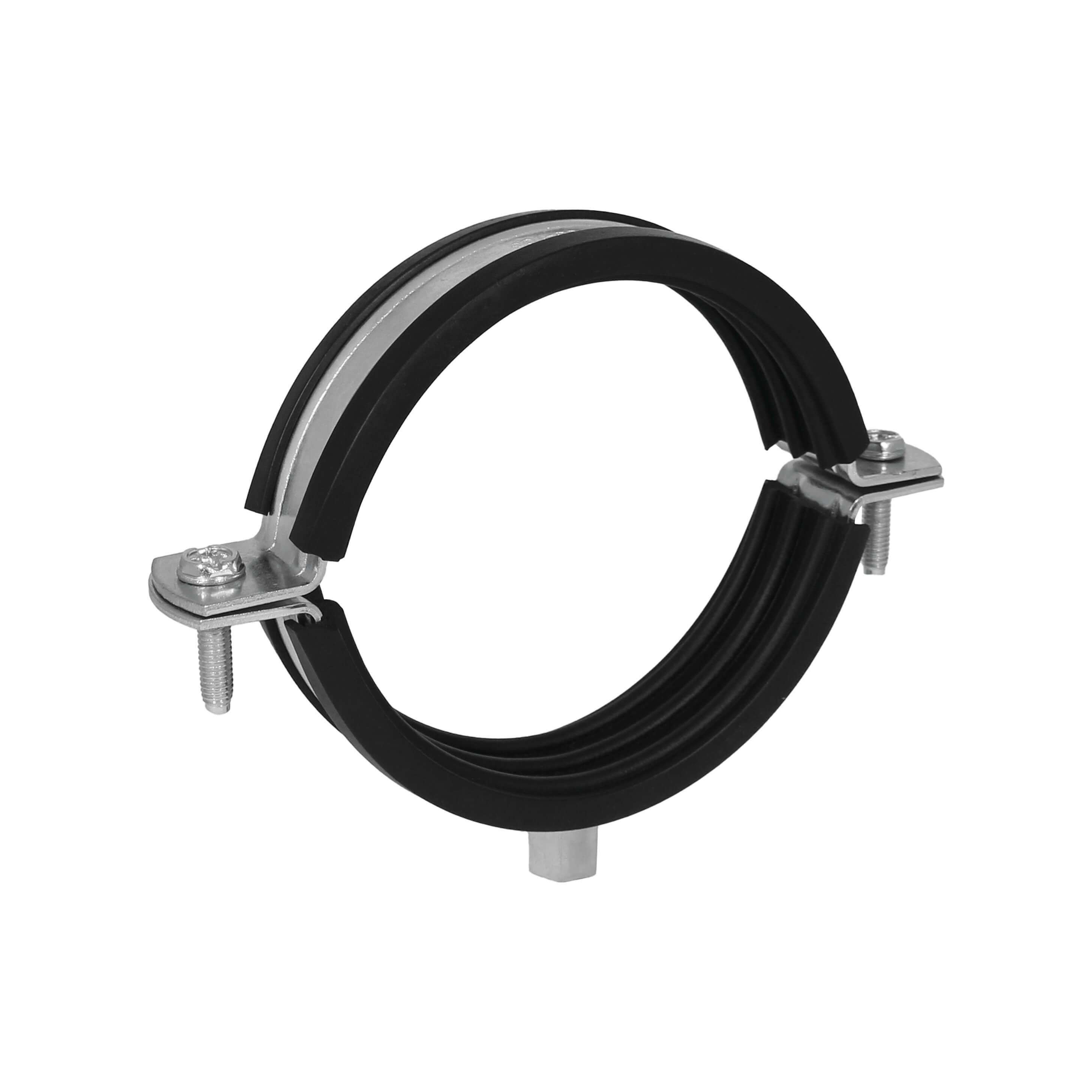 Abrazadera isofónica KlimaProof de CELO para la fijación de estructuras de climatización exteriores