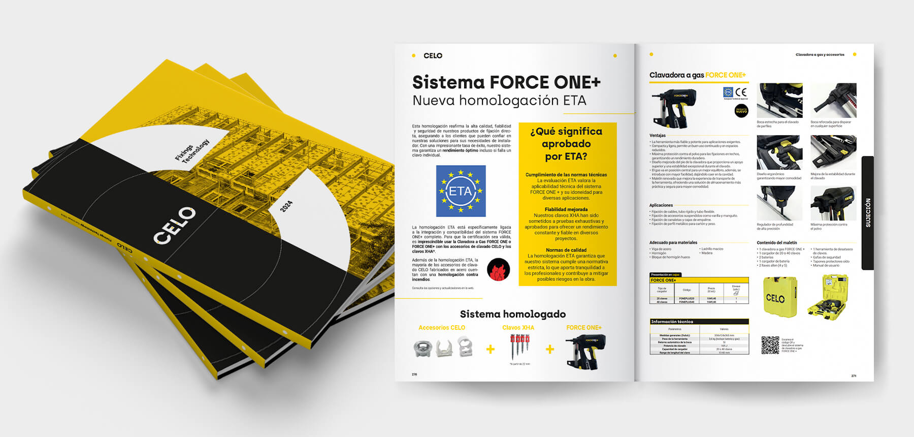 Catálogo de fijaciones y sistemas de soportación de CELO